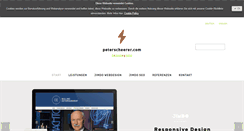 Desktop Screenshot of peterscheerer.com